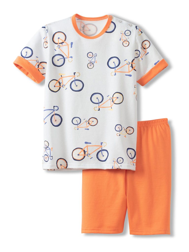 CALIDA - Erkek Çocuk Pijama Organik Pamuk Bisiklet 55471