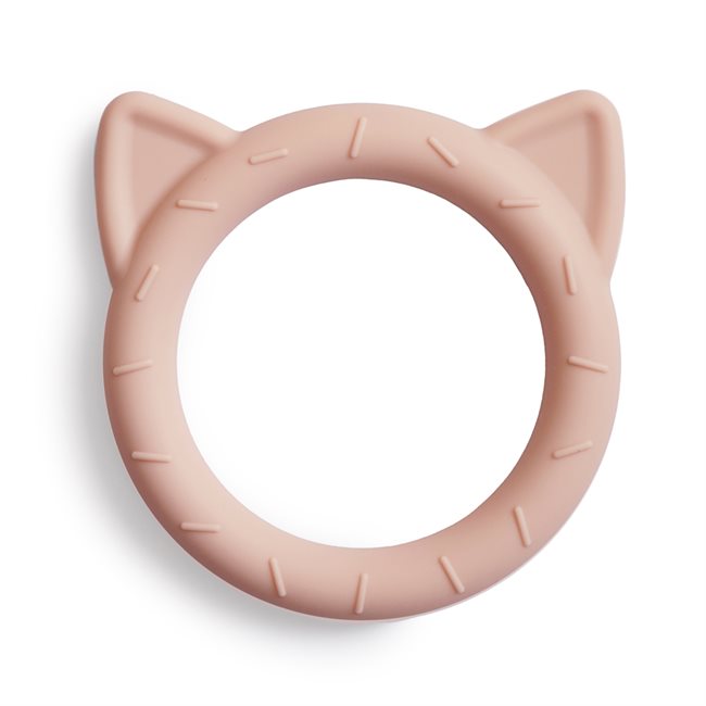 MUSHIE - Baby Silicone Teether Cat Blush