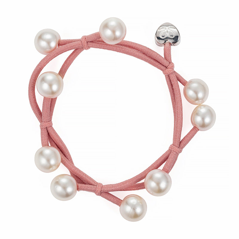 byEloise - Bangle Band Pearl Cluster - Champagne Pink
