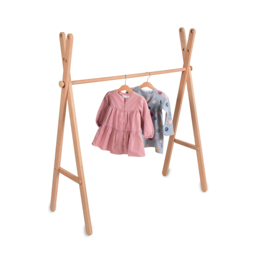 CurveLab wooden clothes rack