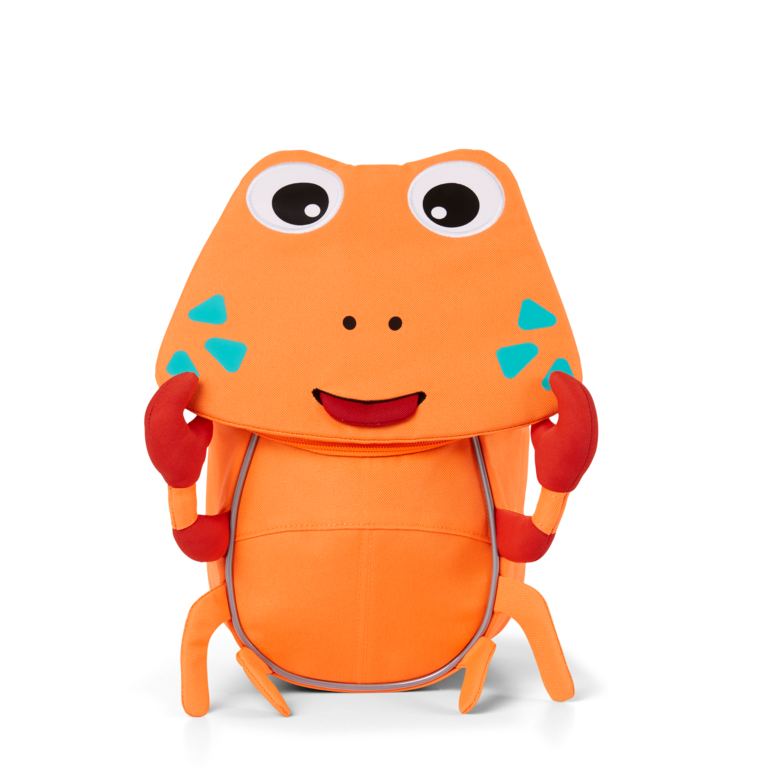 AFFENZAHN - Little Friends - Children's Backpack / Kindergarten Backpack Neon Crab 4 Lt
