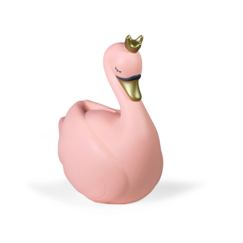 ATELIER PIERRE - Money box Dame Blanche Swan large Peach