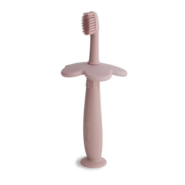 MUSHIE - Brosse à dents d'entraînement pour enfants Blush