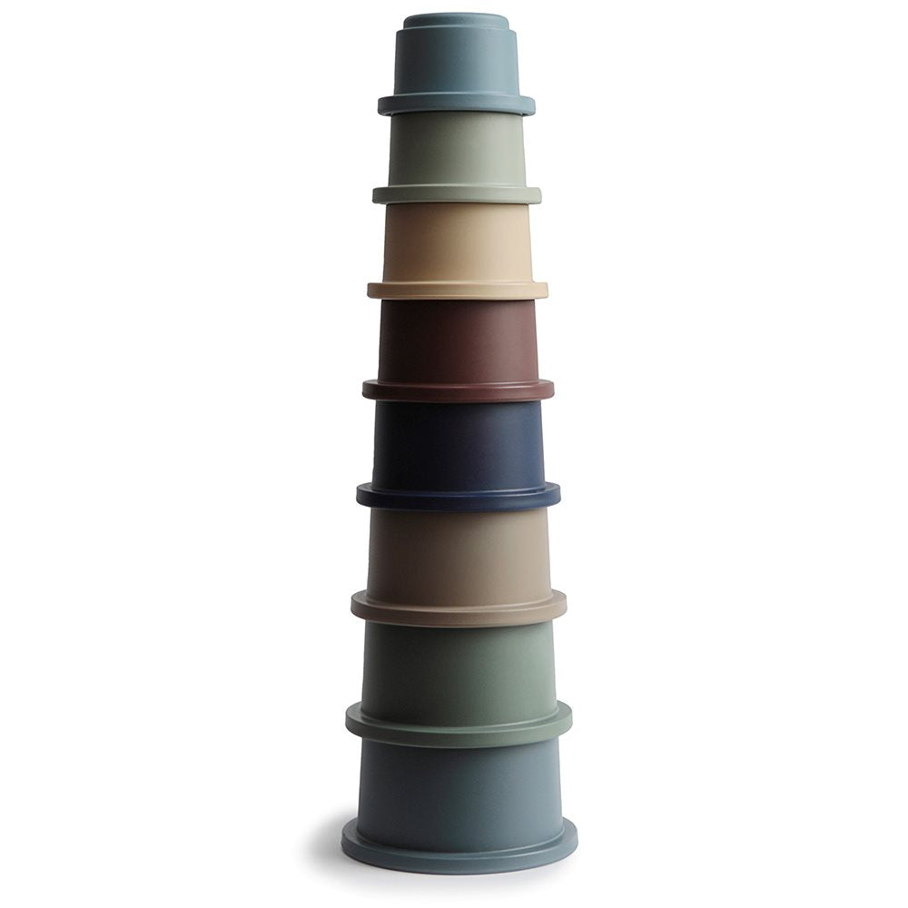 MUSHIE - Stapelturm Stacking Cups Forest 8teilig