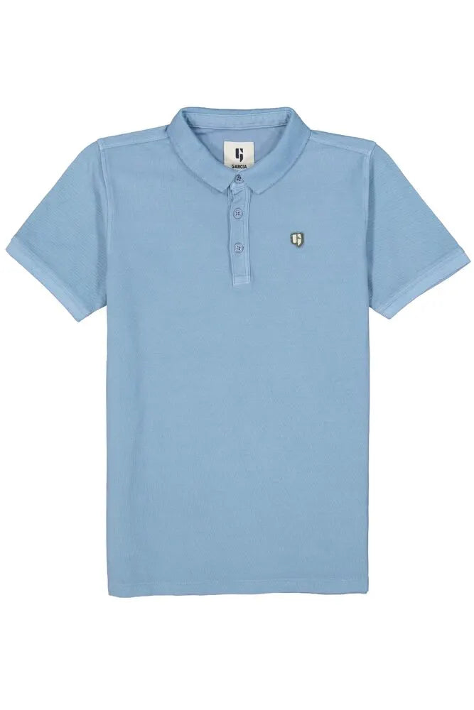 Garcia Boy polo shirt light blue C33408