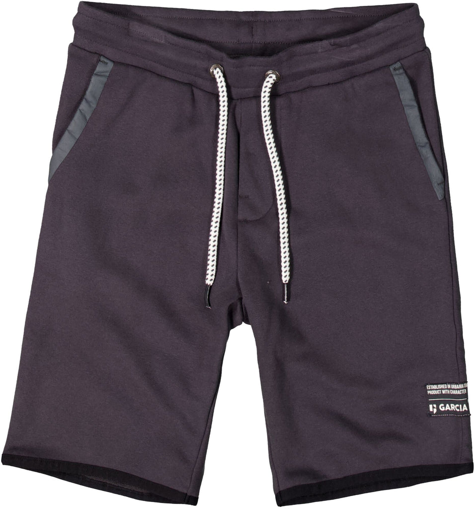 Garcia dark gray cargo shorts with elasticated waist O235521