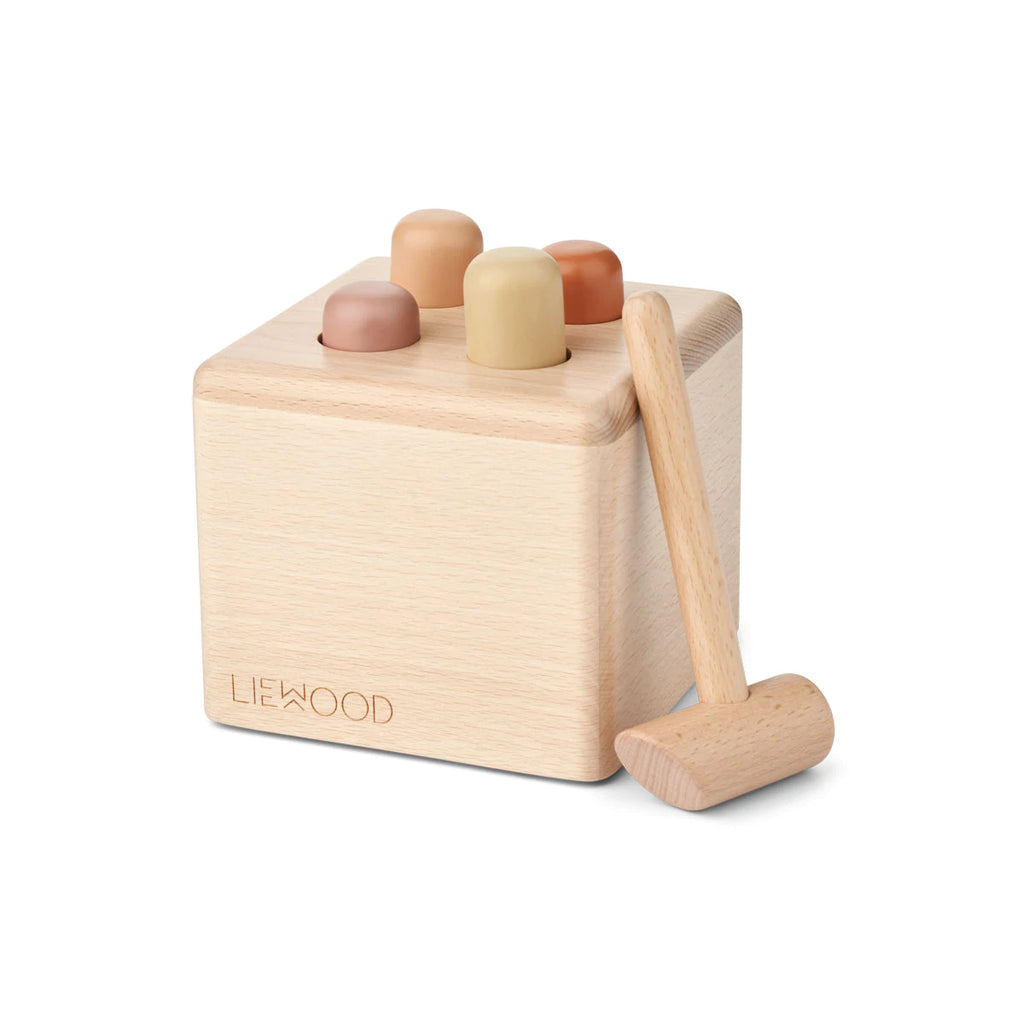 LIEWOOD - Hammerspiel aus Buchenholz Kirk Rose Multi Mix