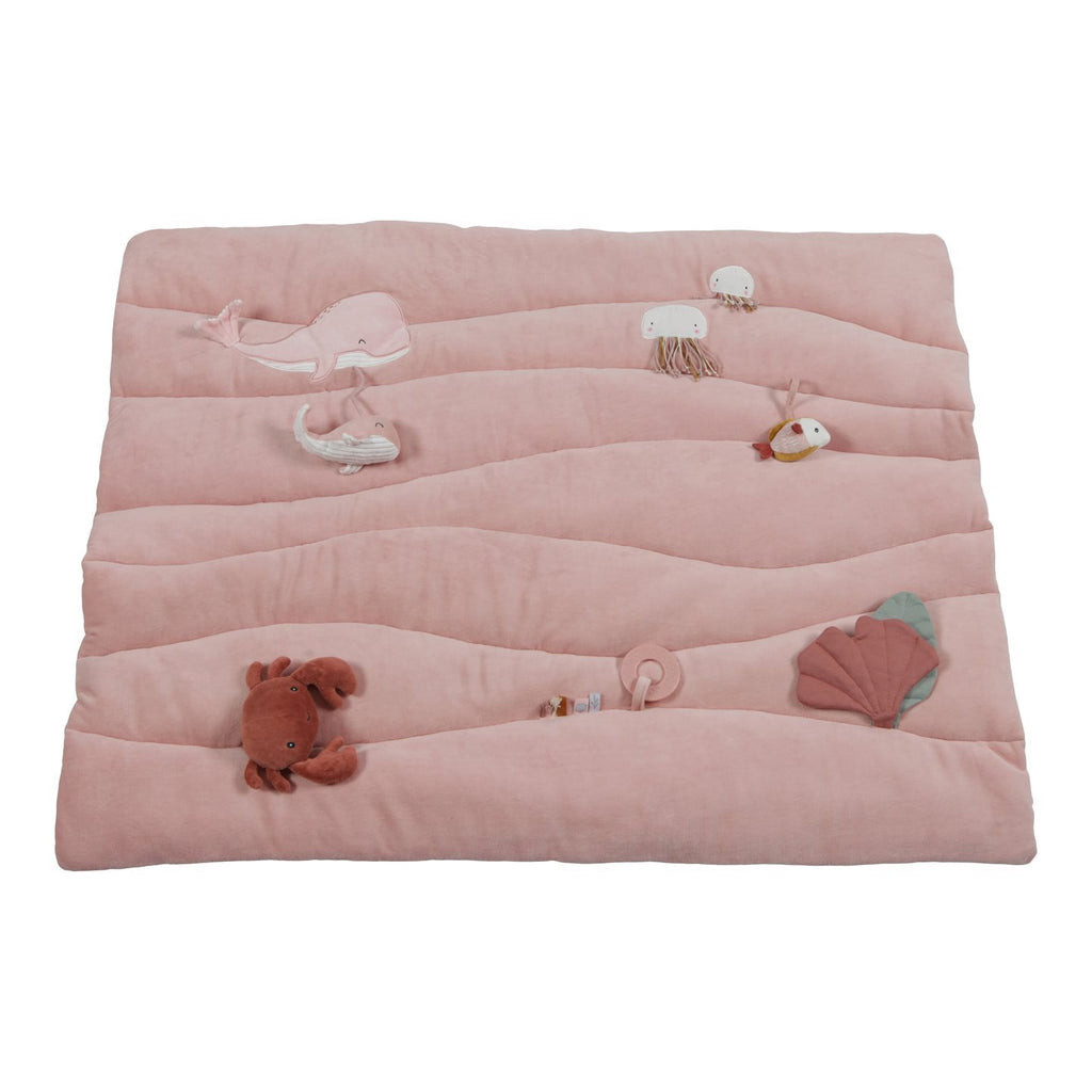 LITTLE DUTCH - Playmat Playpen Blanket Ocean Pink LD4839
