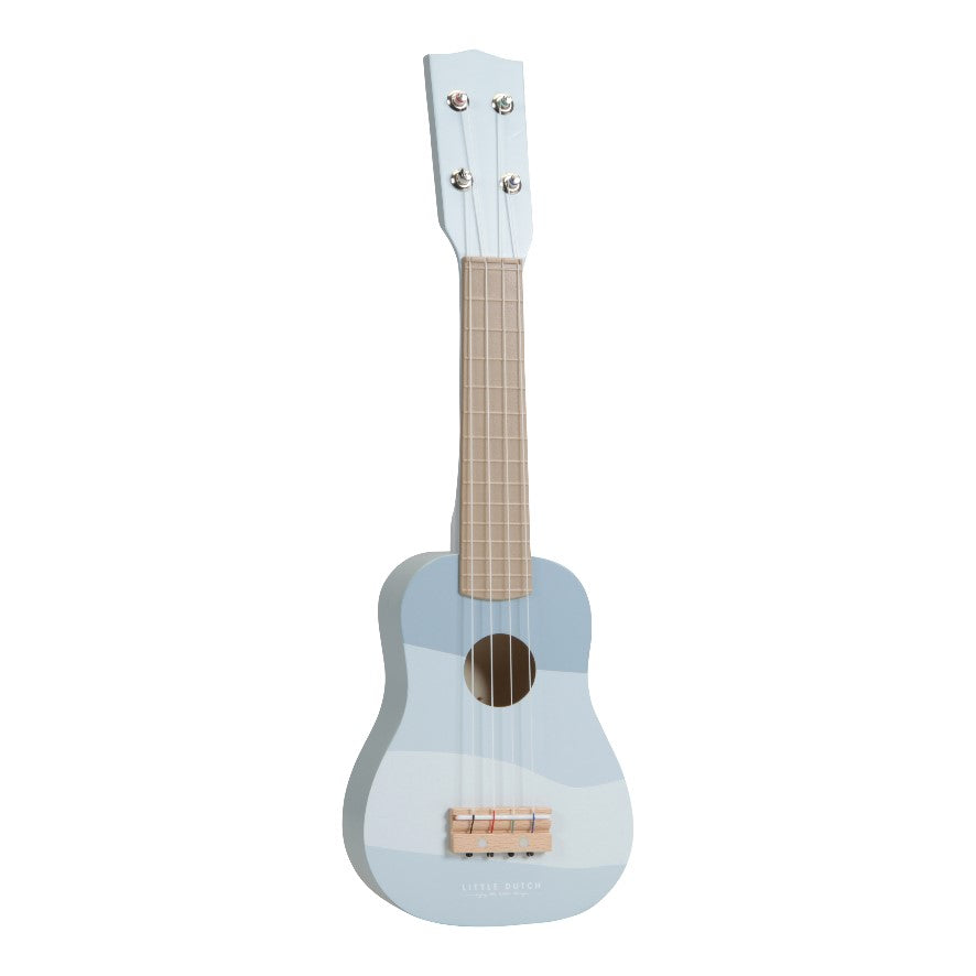 LITTLE DUTCH - Chitarra giocattolo in legno blu LD7015