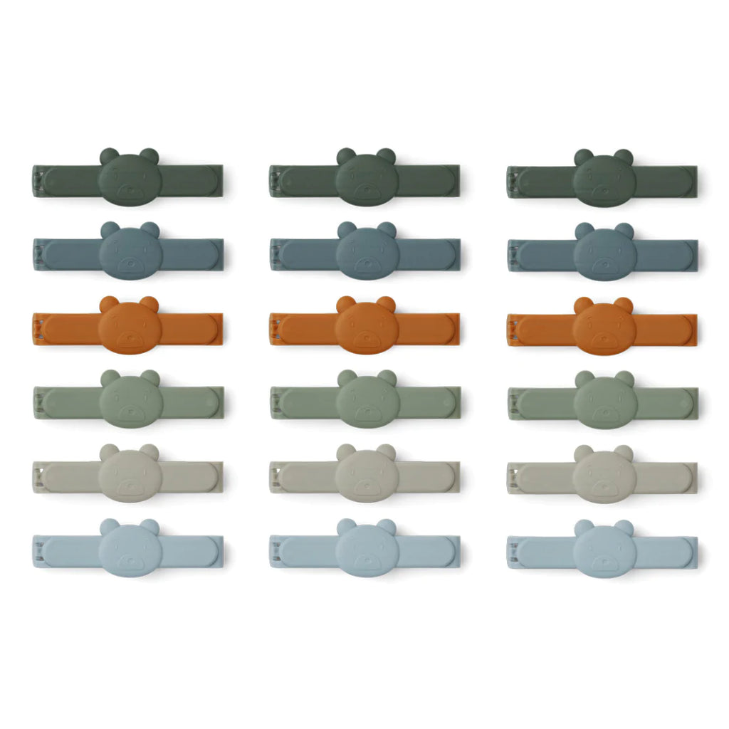 LIEWOOD - Bag Clips Gonzo Pack of 18