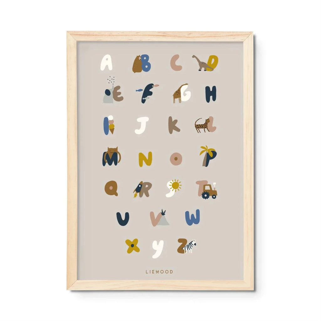 Liewood Poster Beverly Alphabet LW17917