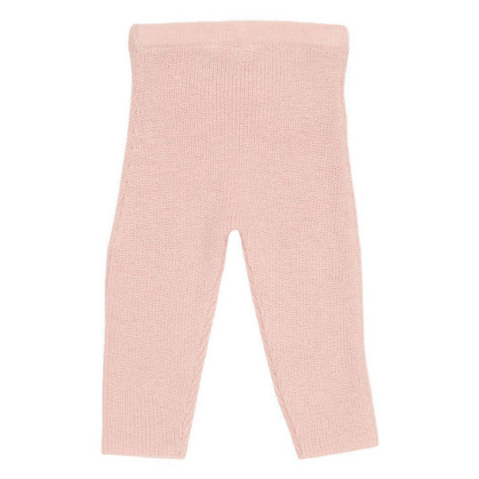 Little Dutch pantalones de punto rosa suave