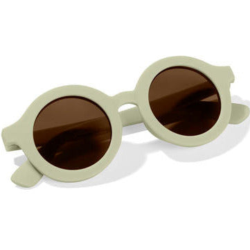 little dutch lunettes de soleil rondes vertes