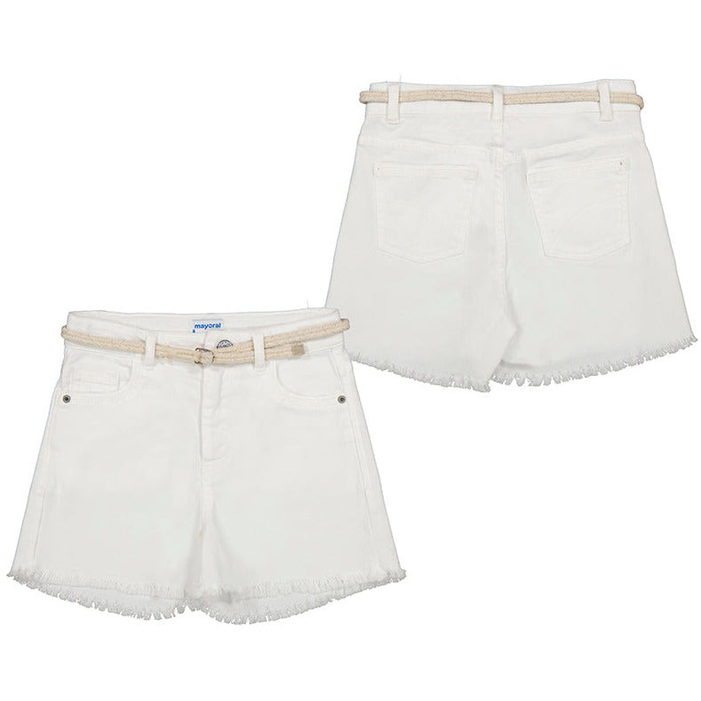 Mayoral Short Fille Weiss 275