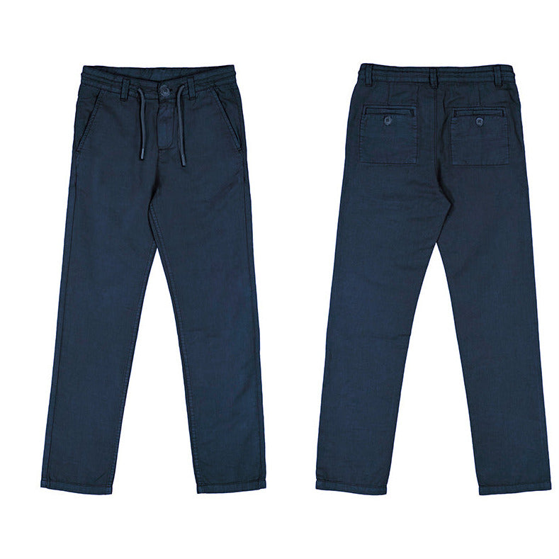 Mayoral cropped trousers boys navy blue 6591