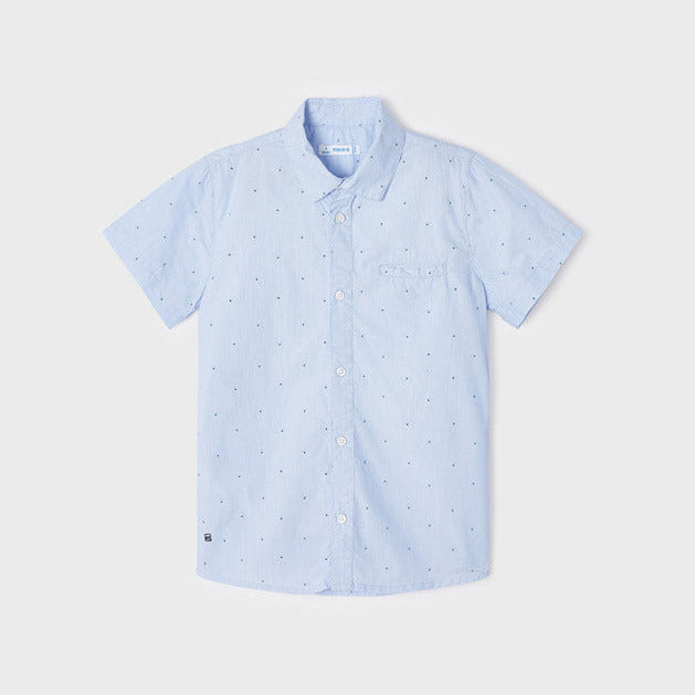 Mayoral Boy shirt with dots blue 3163