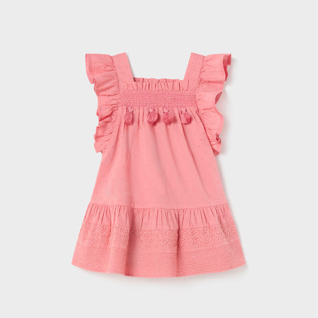 Robe Mayoral plumenti bébé fille rouge 1966