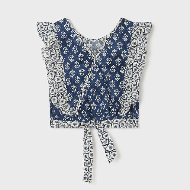 Blouse tunique mayor bleu 6196