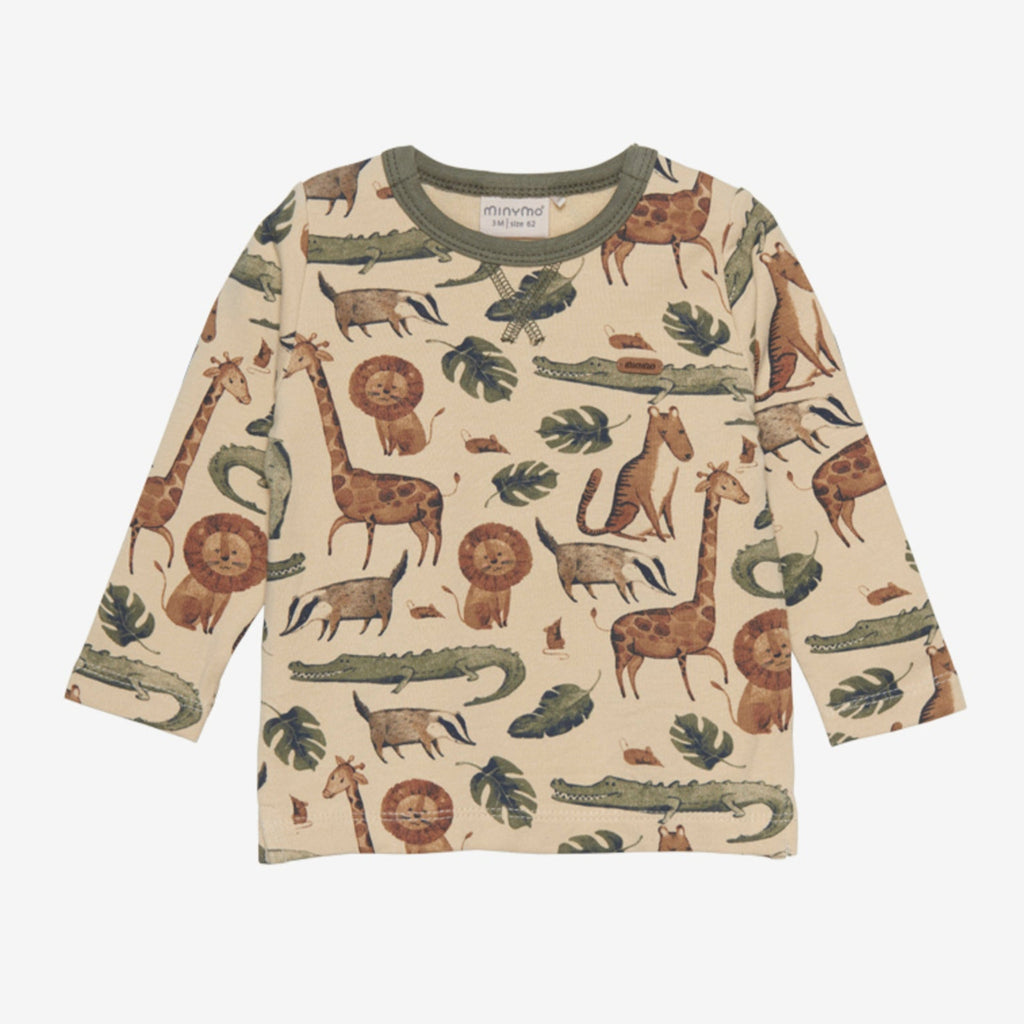 Minymo Erkek Bebek T-Shirt Hayvanat Bahçesi 112136
