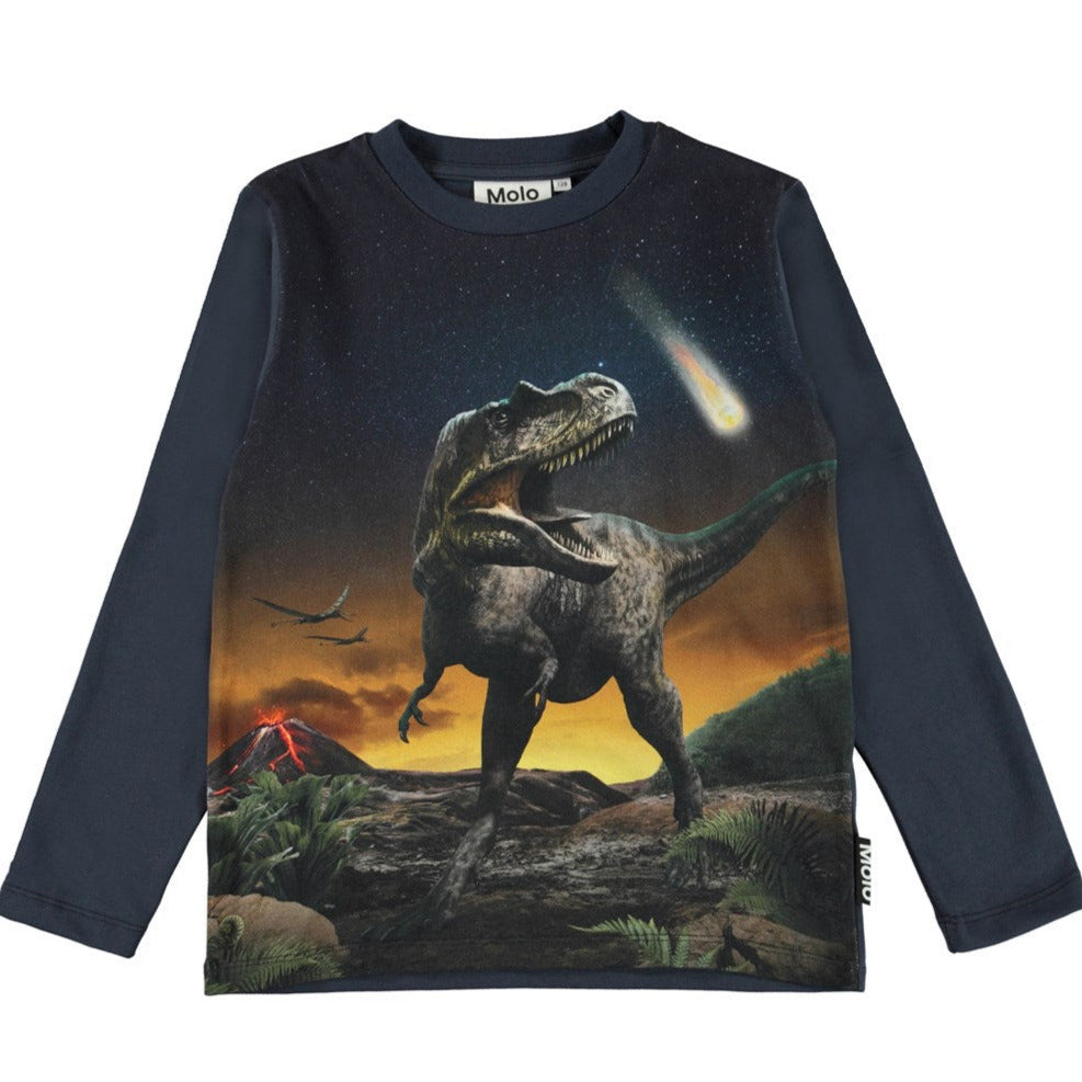 Molo Boy Shirt Dino 1W22A407 Ripe