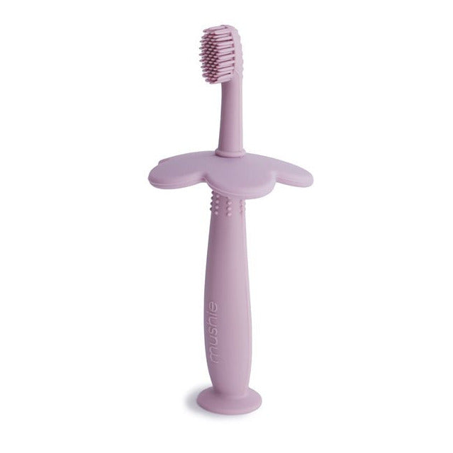 Brosse à dents pour enfants Mushie Soft Lilas Mushie 2530442