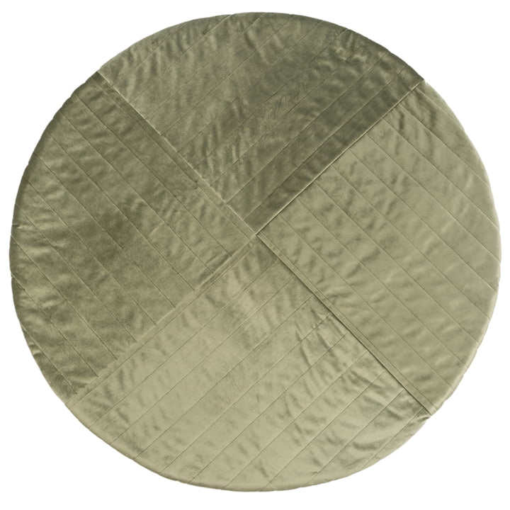 Nobodinoz - Alfombra de juego Kilimanjaro Verde Oliva ⌀105cm