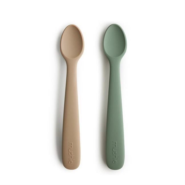 mushie silicone spoons silicone baby spoons