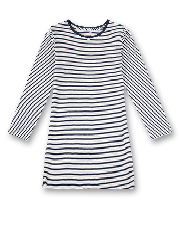 Sanetta girls' nightgown blue stripes 244932