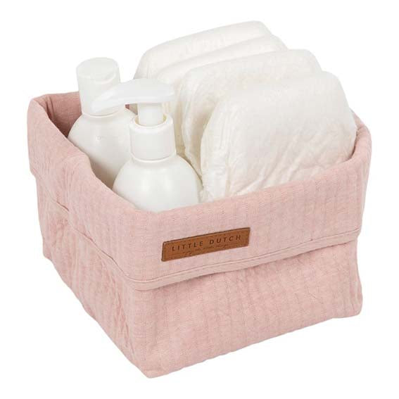 LITTLE DUTCH - Changing table basket Pure Pink Small TE30430150