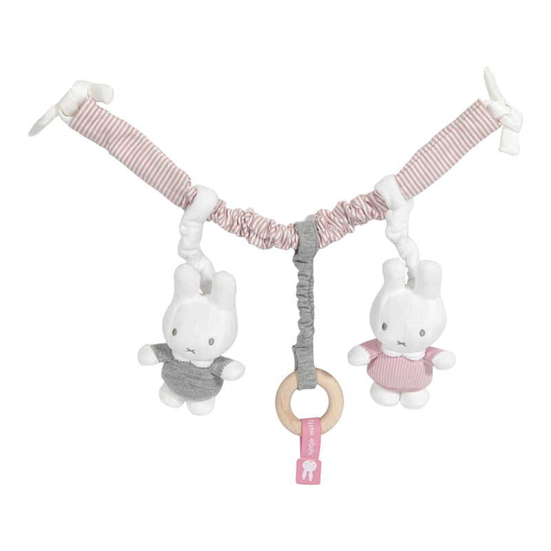 MIFFY - Catena per passeggino in maglia rosa NIJN617