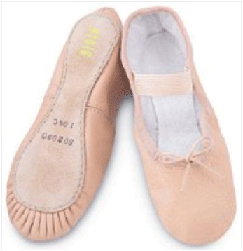 Leather ballet shoe from Bloch