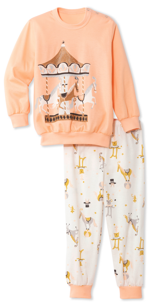 CALIDA - Mädchen Pyjama mit Bündchen Circus