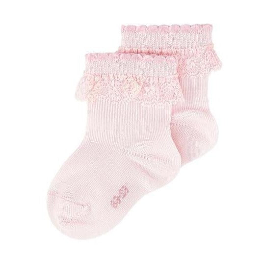 FALKE - Chaussettes bébé dentelle Romantique rose clair