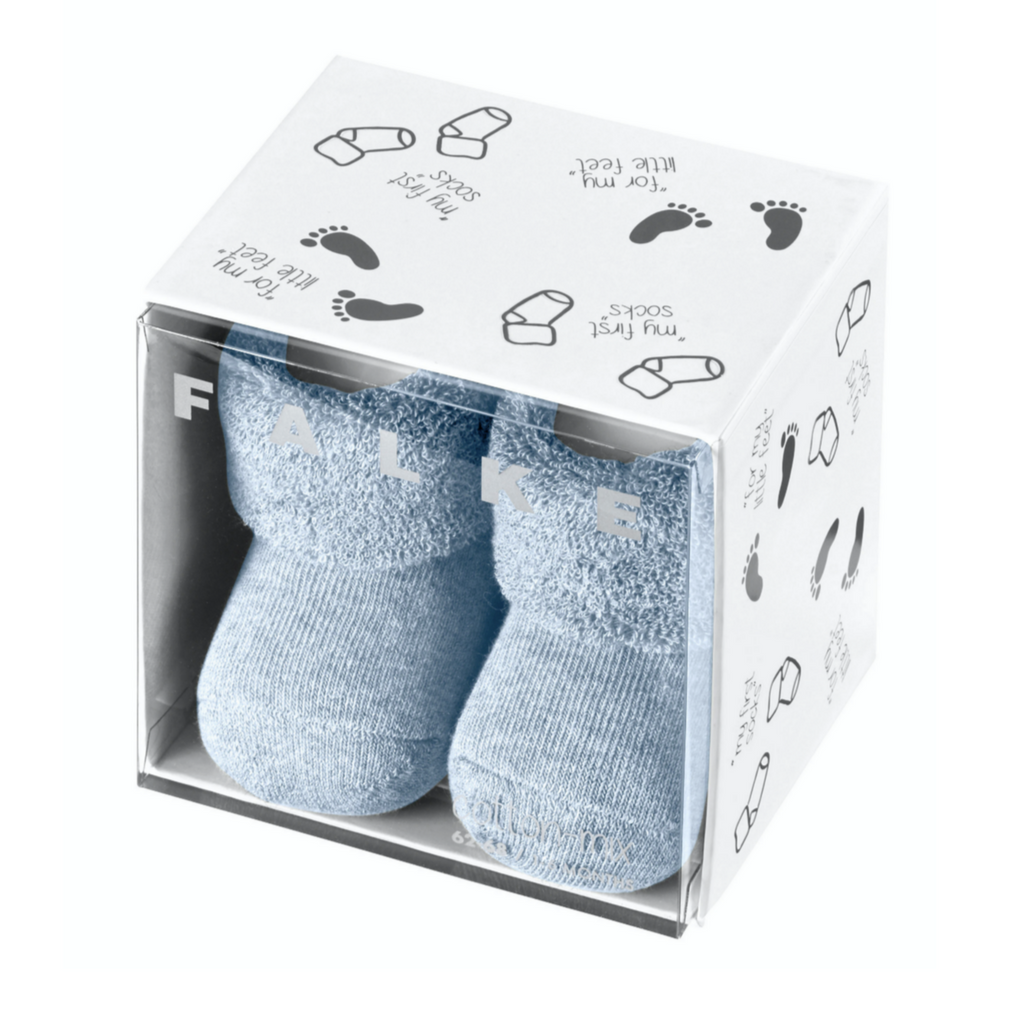 FALKE - hediye kutusu bebek çorabı açık mavi