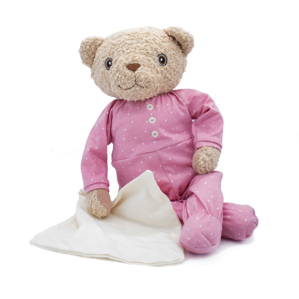 HUGZZEEE - Teddy bear Bobbi pink 42 cm