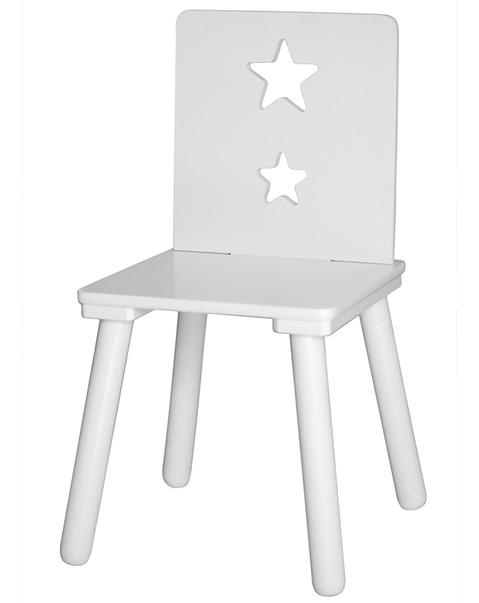 Çocuk Konsepti - Sandalye beyaz Yıldız 28cm