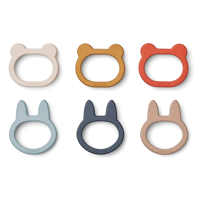 LIEWOOD - Cookie Cutters Svend Set of 6 Classic Multi Mix