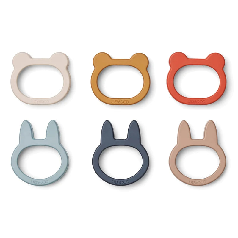 LIEWOOD - Cookie Cutters Svend Set di 6 Classic Multi Mix