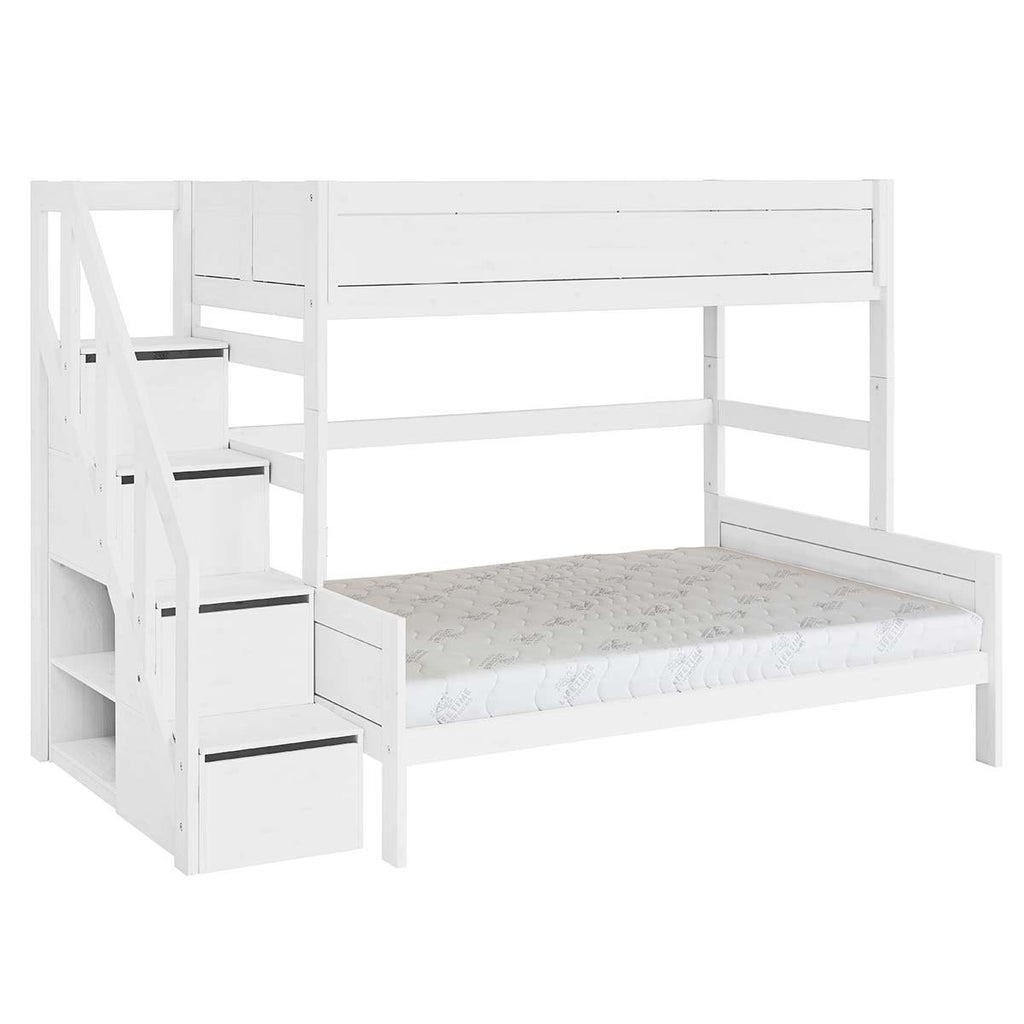 Lifetime - Family bunk bed with stairs 140 x 200 cm