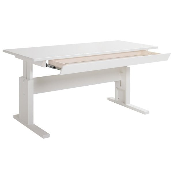 Lifetime - Desk height adjustable with drawer 120cm