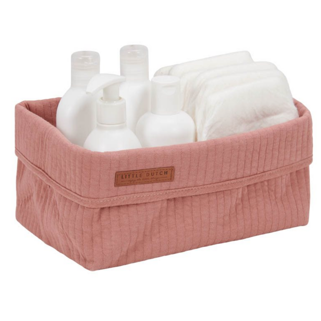 LITTLE DUTCH - Changing Basket Pure Pink Blush Large TE30530151