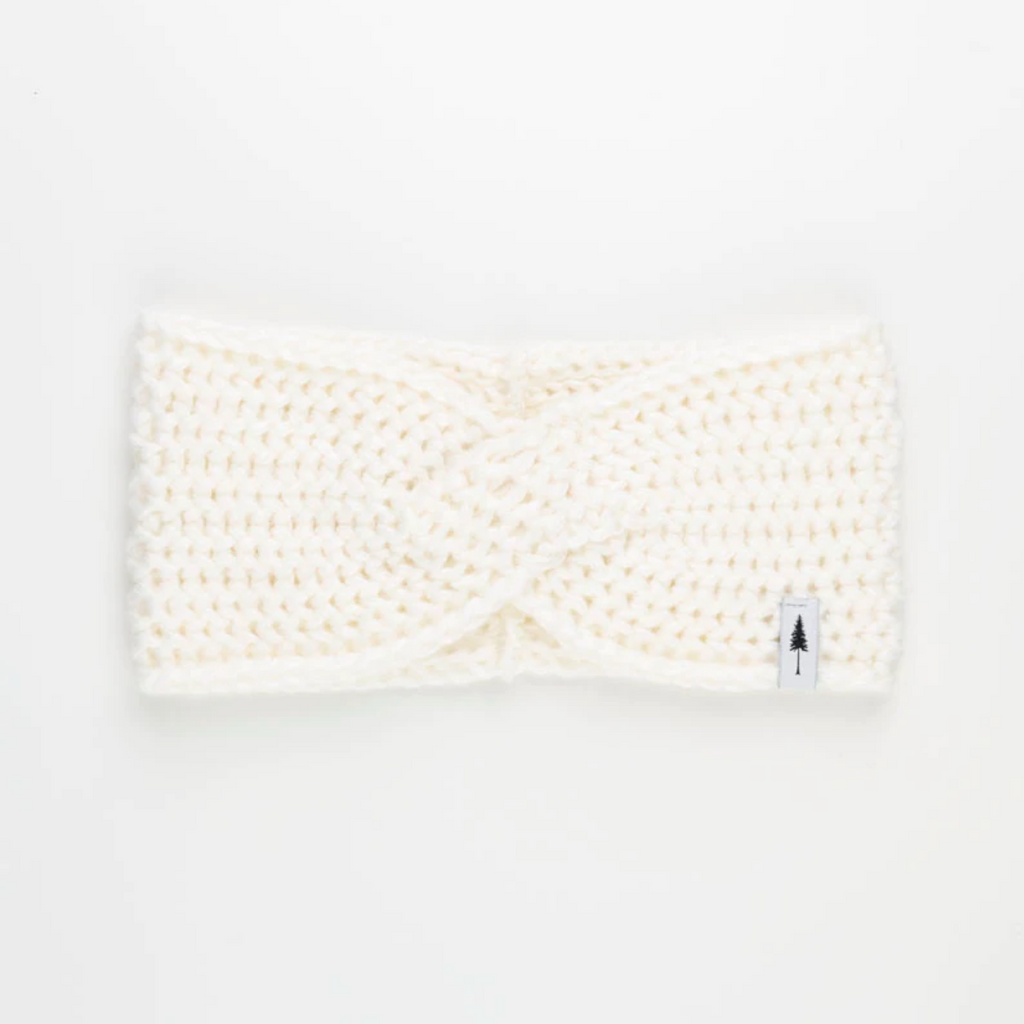 NIKIN - TreeHeadband Knitted Twist White