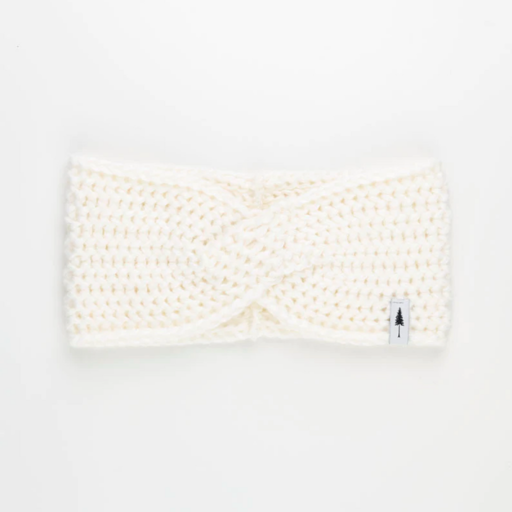 NIKIN - TreeHeadband Knit Twist White
