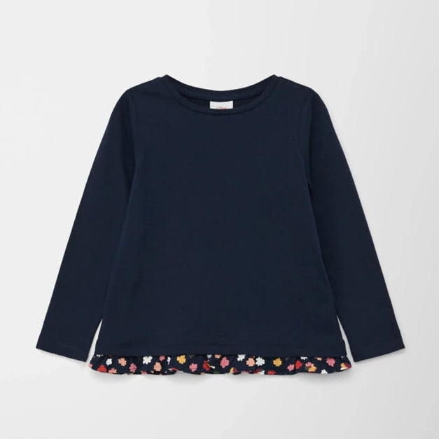 s.Oliver long-sleeved t-shirt for girls with layering 2119288