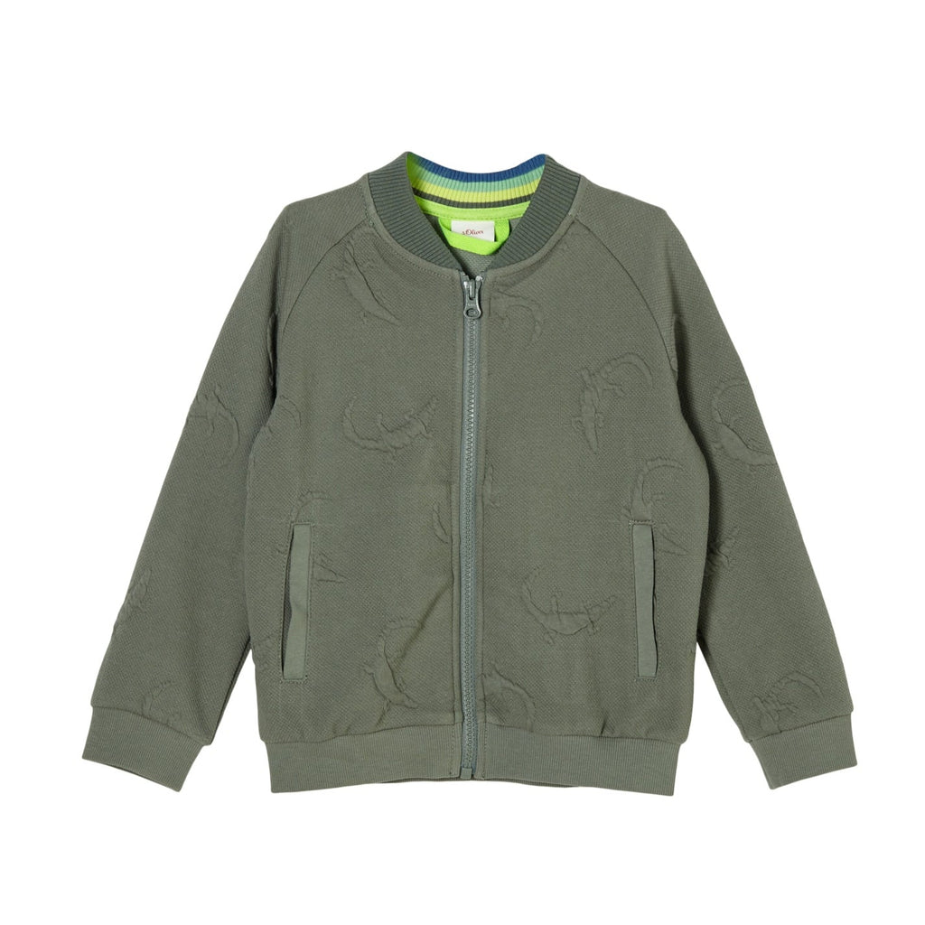 s.Oliver Boy sweat jacket green 2112723