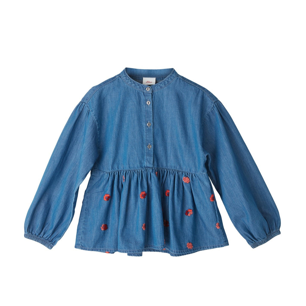 s.Oliver girls' blouse with flounces 2117846
