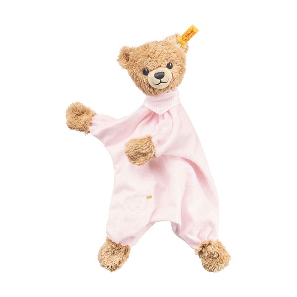 steiff bear comforter pink 239533