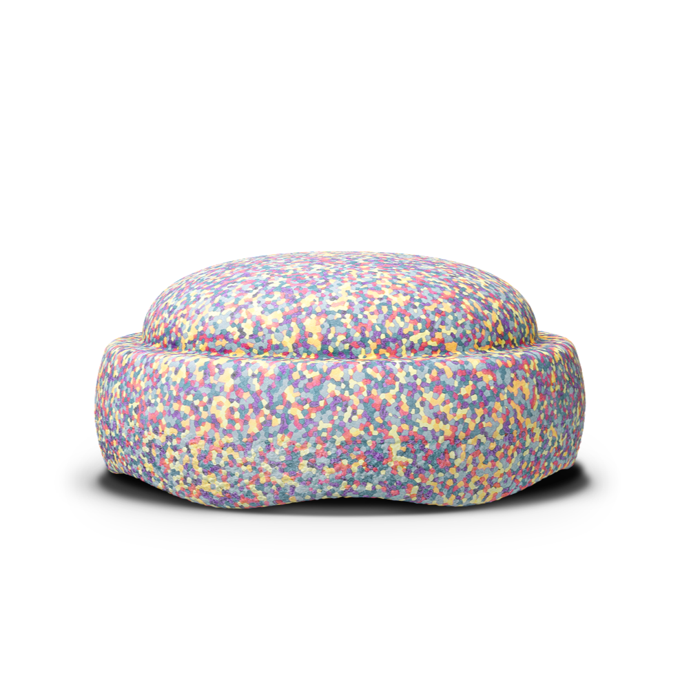 Pile de confettis en pierre pastel 100972