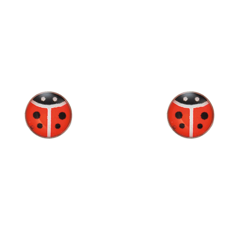 STUDEX - Ear studs with a ladybug motif