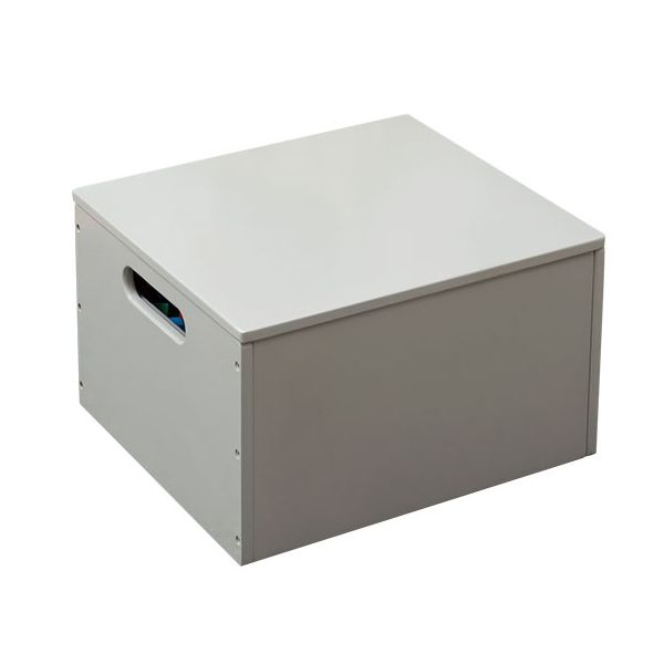 Tidy Books - toy box with lid light grey